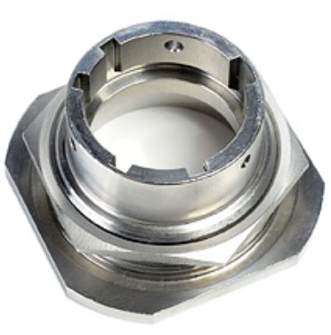 Finely machined part to show Nolte's ability as an Aerospace CNC Machined Parts Manufacturer